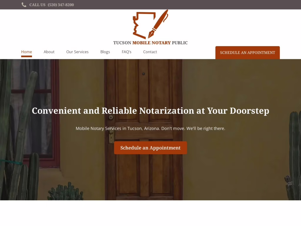 Tucson Mobile Public Notary